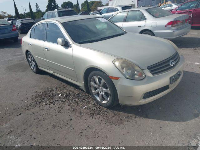  Salvage INFINITI G35