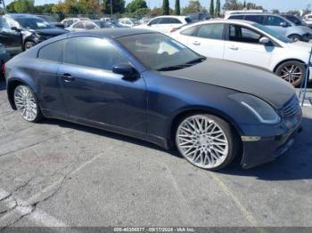  Salvage INFINITI G35