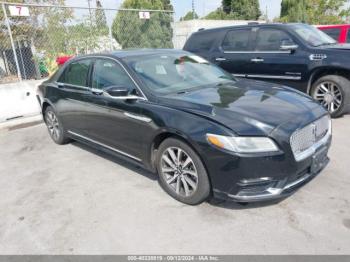  Salvage Lincoln Continental