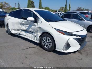  Salvage Toyota Prius Prime