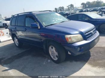  Salvage Toyota Highlander