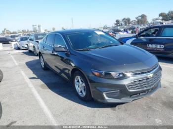  Salvage Chevrolet Malibu