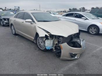  Salvage Lincoln MKZ