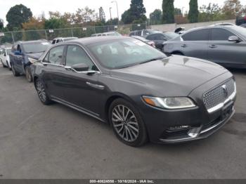  Salvage Lincoln Continental