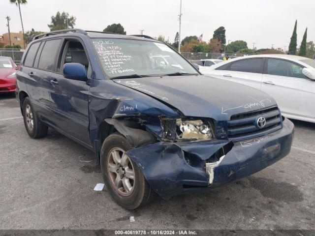  Salvage Toyota Highlander