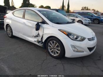  Salvage Hyundai ELANTRA