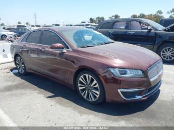  Salvage Lincoln MKZ