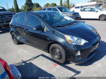  Salvage Toyota Prius c