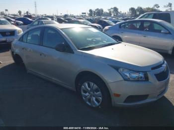  Salvage Chevrolet Cruze