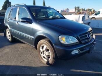  Salvage Mercedes-Benz M-Class