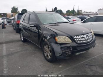  Salvage Mercedes-Benz M-Class