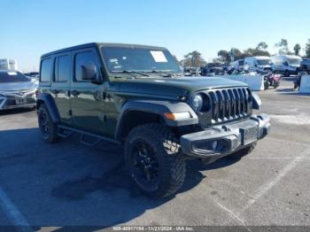  Salvage Jeep Wrangler