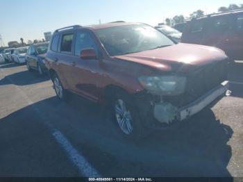  Salvage Toyota Highlander