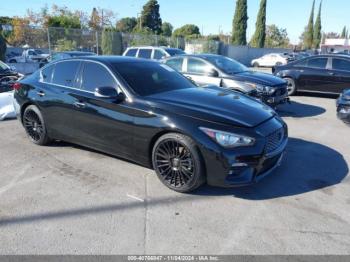  Salvage INFINITI Q50