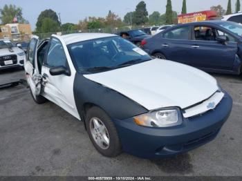  Salvage Chevrolet Cavalier