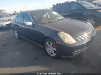  Salvage INFINITI G35