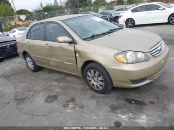  Salvage Toyota Corolla