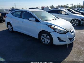  Salvage Hyundai ELANTRA