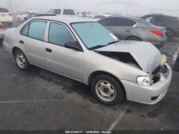  Salvage Toyota Corolla