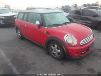  Salvage MINI Cooper Clubman