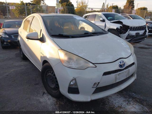  Salvage Toyota Prius c