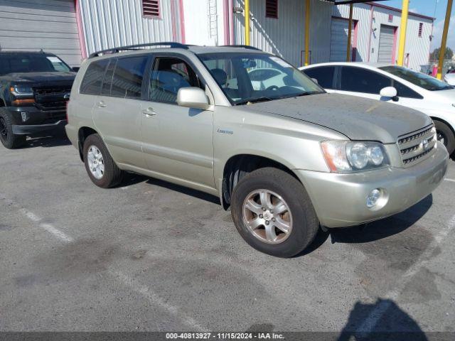  Salvage Toyota Highlander