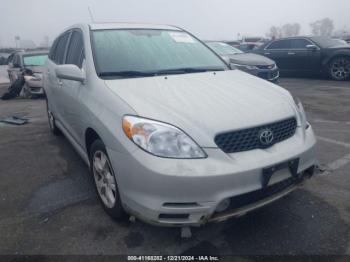  Salvage Toyota Matrix