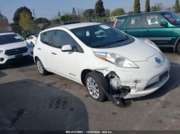  Salvage Nissan LEAF