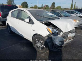  Salvage Toyota Prius c