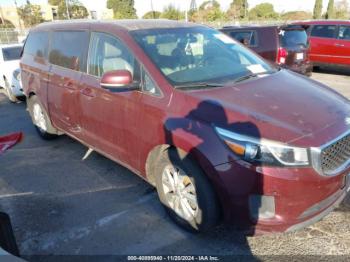  Salvage Kia Sedona