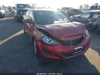  Salvage Hyundai ELANTRA