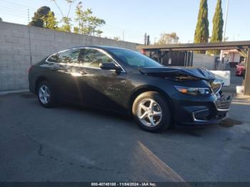  Salvage Chevrolet Malibu