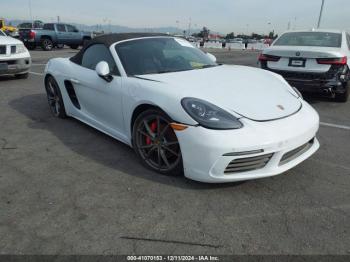  Salvage Porsche 718 Boxster