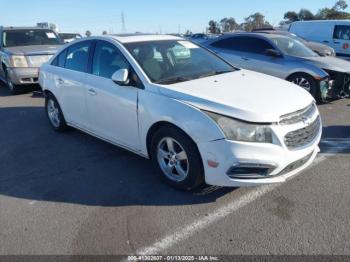  Salvage Chevrolet Cruze