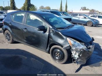  Salvage Toyota Prius c