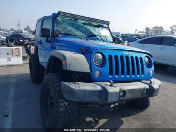  Salvage Jeep Wrangler