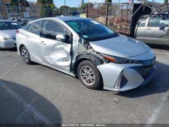  Salvage Toyota Prius Prime