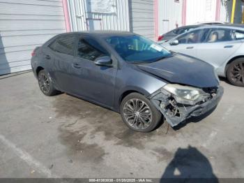  Salvage Toyota Corolla