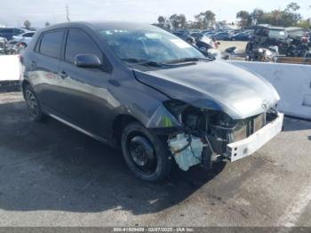  Salvage Toyota Matrix