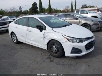  Salvage Chevrolet Cruze