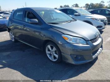  Salvage Toyota Matrix