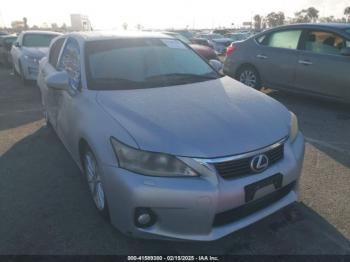  Salvage Lexus Ct