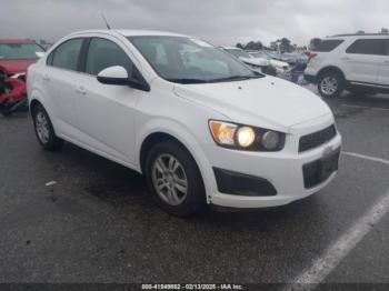  Salvage Chevrolet Sonic