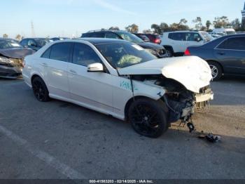  Salvage Mercedes-Benz E-Class