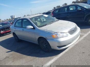  Salvage Toyota Corolla