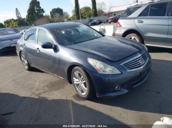  Salvage INFINITI G37