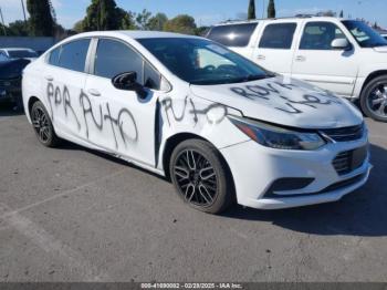  Salvage Chevrolet Cruze