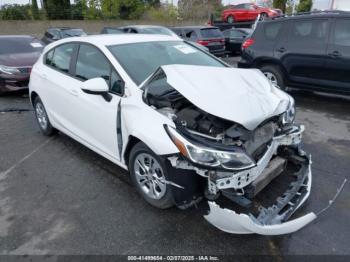  Salvage Chevrolet Cruze