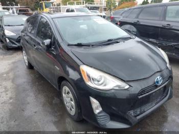  Salvage Toyota Prius c