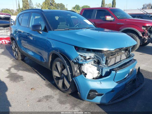  Salvage Volvo Xc40 Recharge Pure Electr
